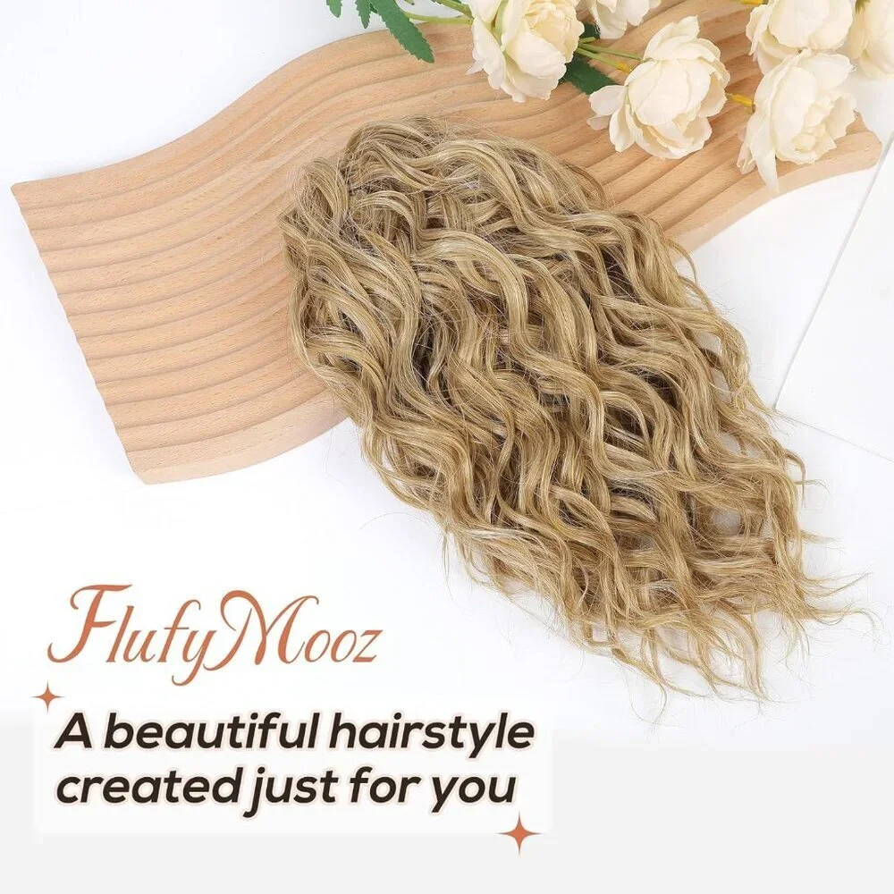 Ponytail Extension Wavy Curly Synthetic Hairpiece 12